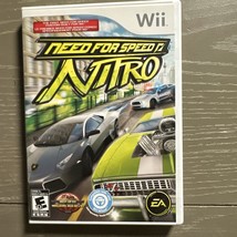 Nintendo Wii Need For Speed Game Lot of 2 Nitro ProStreet Racing Complete Tested - £8.90 GBP