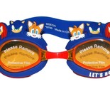 Sonic Hedgehog Antinebbia Nuoto Occhialini W/Custodia Rigida Super Morbida - $16.21