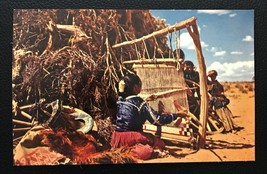 1960&#39;s-70&#39;s Postcards - Weaving Navajos - £2.99 GBP