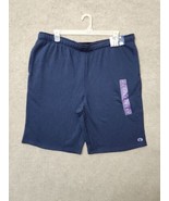 Champion French Terry Shorts Mens XXL Navy Blue Workout Pockets NEW - £13.13 GBP