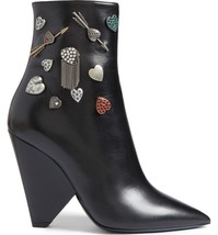 NIB ST Saint Laurent Charm bootie boot Sold Out Everywhere 37 - $1,286.42