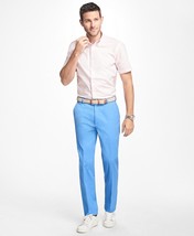 Brooks Brothers Mens Blue Clark Garment-Dyed Cotton Pants, 36W x 32L 5331-4 - $88.61