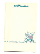 1987 walt Disney WOrld Vaction Information Booklet - $33.79