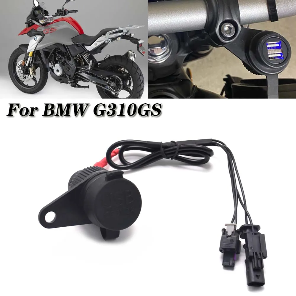 Usb Double Socket New Motorcycle Accessories For Bmw G310GS G 310 Gs G 310GS - £41.90 GBP