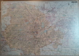 Winston Salem NC Laminated Wall Map (K) - £37.28 GBP