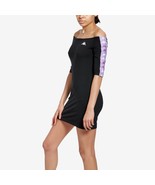 Kappa Banda Mirandian Black Purple Off Shoulder Dress M - NWT  - $51.97 CAD