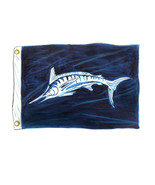 White Marlin Release Flag Deep Sea Fish Decal Sticker - Car Truck RV Boa... - $6.95+
