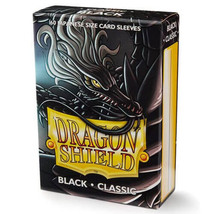 Dragon Shield Japanese Sleeves Classic Box of 60 - Black - $39.79