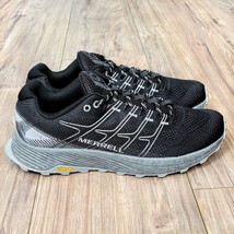 Merrell Moab Flight Mens Size 8.5 Trail Running Shoes Black Mesh - $59.39