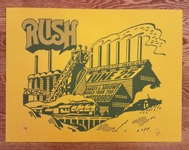 Rush Poster Pittsburgh June 25 Snakes &amp; Arrows world tour 2007 - $8,292.64 MXN