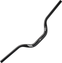 Mixsuper Alloy MTB Bicycle Riser Handlebar 31.8mm Clamp 720mm Wide 90mm Rise Blk - £22.33 GBP