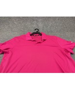 Fila Sport Polo Shirt Mens XXL Fitted Stay the course Pink Golf Tennis - $13.85