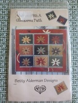 NEW Betty Alderman GARDEN WITH A CHECKERED PATH Pattern - 35&quot; x 42&quot; - $6.00