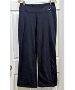 VTG Nike Drifit Womens Wide Leg Flare Athletic Pants Size Medium Short B... - $19.99