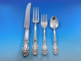 Amaryllis by Reed & Barton Sterling Silver Flatware Set 8 Service 35 pcs Dinner - $63,153.62 MXN