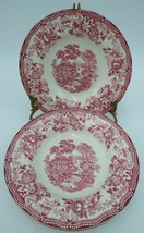 Royal Staffordshire Clarice Cliff Pink Tonquin Soup Rimmed Bowl England ... - $53.99