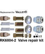 Valley 2-Handle Tub/Shower Valve Replacement Trim Kit Chrome Plated - £57.85 GBP