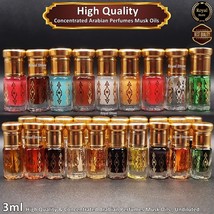 Arabian Perfume Musk Oil 3ml Oud Amber Black Tahara Powder Vanilla مسك ع... - $7.62+