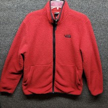 The North Face Dunraven Sherpa Men&#39;s Sz L Deep Pile Fleece Sweater Jacket - £38.67 GBP