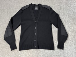 VTG Mehlin &amp; Estey Military Equipment Wool Blend Cardigan Sweater Jacket... - $29.69