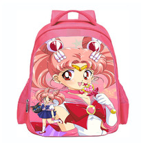 WM Sailor Moon Kid Girl Backpack Schoolbag Daypack A Pink Type Chibi Moon B - £19.17 GBP