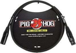 Pig Hog PHDMX10 3 Pin DMX Lighting Cable, 10 Feet - £14.47 GBP