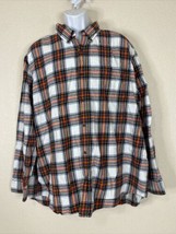 Foundry Super Soft Men Size 2XL Multicolor Plaid Button Up Shirt Long Sleeve - $11.30