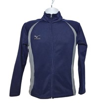 Mizuno Mens Jacket Windbreaker Size Medium Navy Blue Zip Up Pockets - $42.46