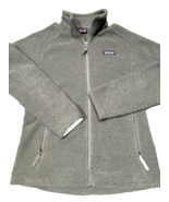 Patagonia Synchilla Womens Small Button full Zip up Gray Fleece Small Ja... - $42.82 CAD