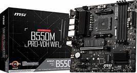 MSI B550M PRO-VDH WiFi ProSeries Motherboard (AMD AM4, DDR4, PCIe 4.0, S... - £126.55 GBP+
