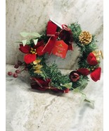 Ship N 24 Hours. December Home Decorated Candle Ring 10” With A Missing ... - €26,29 EUR