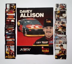 Davey Allison 1992 &amp; 93 Maxx 20 card sets + poster - £19.65 GBP
