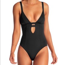 NEW VITAMIN A Neutra Sexy Plunge Strapy Back Swimsuit (Size 4/XS) - £46.97 GBP