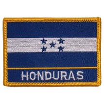Honduras Flag Patch 2 1/2&quot; x 3 1/2&quot; - £7.03 GBP