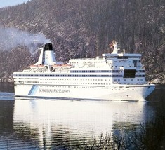 1990s Scandinavian Seaways Cruise Ship M.S. Queen Postcard Norway Vtg 2 E90 - $374.75 MXN