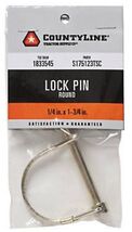CountyLine 22PTRA112TSC Round Lock Pin 1/4 inch x 1-3/4 inch Zinc-plated... - $13.77