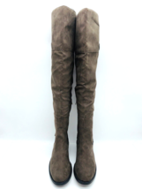 American Rag Adarra Over-The-Knee Riding Boots- Taupe Microsuede, US 6.5M - £16.78 GBP