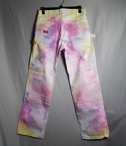 Dickies Men&#39;s Carpenter Painters Tie Dye Straight Leg Y2K Jeans Pants Si... - £25.03 GBP
