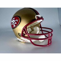 San Francisco 49ers Mini Helmet Riddell Collectible Throwback - £26.46 GBP