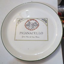 Vintage 1976 Delano Studio USA Decorative Plate Hand Colored Piganacello Vino - £9.58 GBP