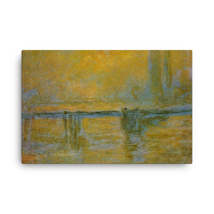 Claude Monet Charing Cross Bridge, 1899.jpg Canvas Print - $99.00+