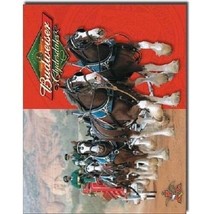 Anheuser Busch Budweiser Beer Bud Clydesdales Bar Made USA 16x12 Metal Tin Sign - £17.40 GBP