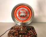 Reuzel Pomade Neon Plug In Wall Clock &amp; Tray Red Holland&#39;s Finest 14.5&quot; - $96.74