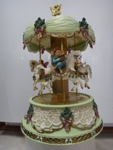 Rare Franklin Mint &quot;Fairies of the Emerald Isle&quot; Musical Carousel  - £399.05 GBP