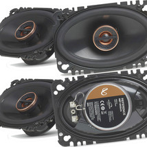 4x Infinity REF-6432CFX 4&quot; X 6&quot; 270W 2-WAY Reference Coaxial Car Audio Speakers - £147.09 GBP