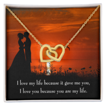 To My Girlfriend You Are My Life Inseparable Necklace - £45.51 GBP+