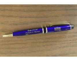 TRUMP PEN WHITE HOUSE GOLD SIGNATURE DONALD GOP REPUBLICAN PRESIDENT MAG... - $10.26