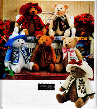 Bear & Clothes+ Ink Transfers 4 Applique Simplicity 7895 Sewing Pattern Uncut - $14.98