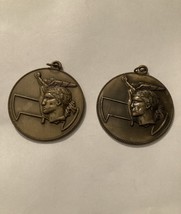 Set Of 2 Ncl Winner Award Medal Medallion - £39.32 GBP