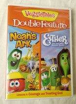 VeggieTales Double Feature Noah&#39;s Ark &amp; Esther - NEW Sealed DVD! - £7.85 GBP